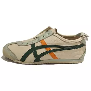 Кроссовки Onitsuka Tiger MEXICO 66 Lifestyle Shoes Unisex Low-top Grey/green/orange, светло-серый