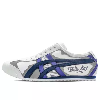 Кроссовки Onitsuka Tiger MEXICO 66 Lifestyle Shoes Unisex Low-top Gray/White/Blue, серый/белый/синий