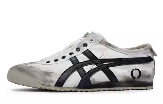 Кроссовки Onitsuka Tiger MEXICO 66 Lifestyle Shoes Unisex Low-top Black, белый/черный