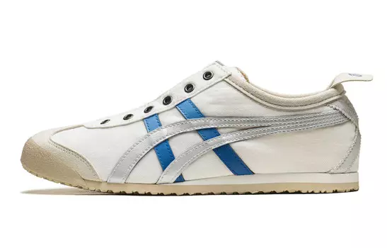 Кроссовки Onitsuka Tiger MEXICO 66 Lifestyle Shoes Unisex Low-top Blue, белый