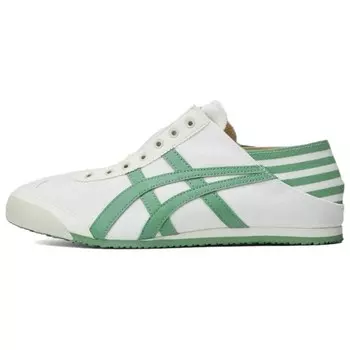 Кроссовки Onitsuka Tiger MEXICO 66 Lifestyle Shoes Unisex Low-top White/Green, зеленый