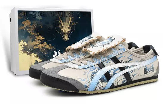 Кроссовки Onitsuka Tiger MEXICO 66 Lifestyle Shoes Unisex Low-top, желтый