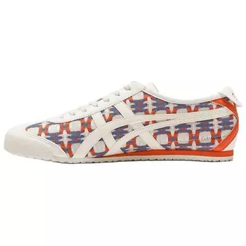 Кроссовки Onitsuka Tiger MEXICO 66 Lifestyle Shoes Unisex Low-top Beige/blue/orange, бежевый/синий