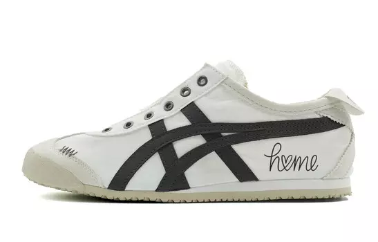 Кроссовки Onitsuka Tiger MEXICO 66 Lifestyle Shoes Unisex Low-top White/black, белый