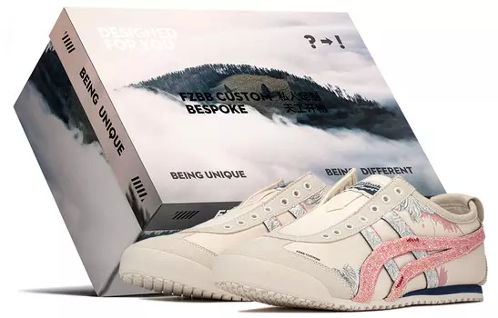 Кроссовки Onitsuka Tiger MEXICO 66 Lifestyle Shoes Unisex Low-top Beige/Pink, розовый/хаки