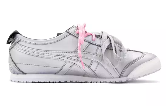 Кроссовки Onitsuka Tiger MEXICO 66 Lifestyle Shoes Unisex Low-top Pink, серебряный