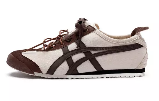 Кроссовки Onitsuka Tiger MEXICO 66 Lifestyle Shoes Unisex Low-top Beige/brown, цвет Off White