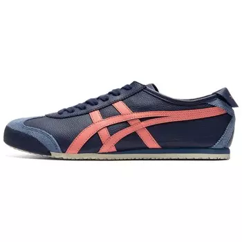 Кроссовки Onitsuka Tiger MEXICO 66 Lifestyle Shoes Unisex Low-top Blue/pink, синий/розовый