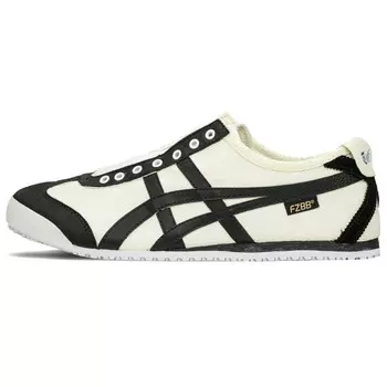 Кроссовки Onitsuka Tiger MEXICO 66 Lifestyle Shoes Unisex Low-top Black/beige, черный/бежевый