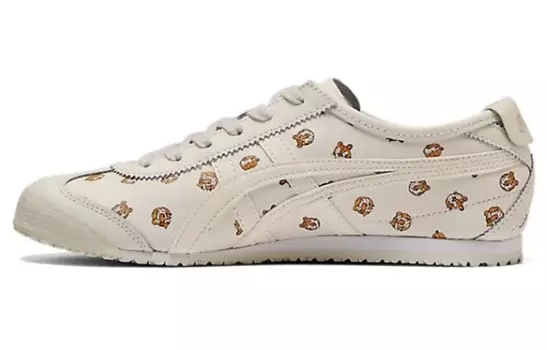 Кроссовки Onitsuka Tiger MEXICO 66 Skateboarding Shoes Unisex Low-top Beige, белый