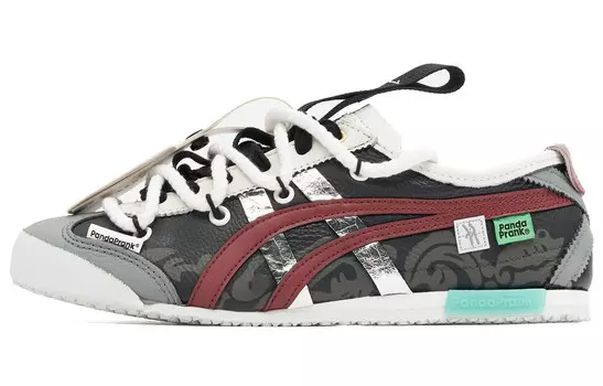 Кроссовки Onitsuka Tiger MEXICO 66 Skateboarding Shoes Unisex Low-top Black/gray/red, белый