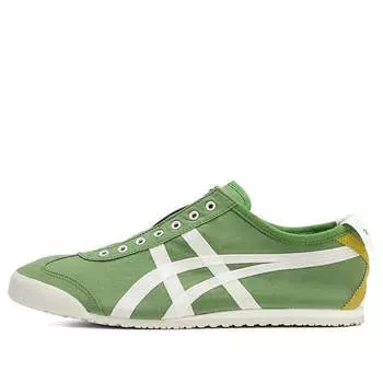 Кроссовки Onitsuka Tiger MEXICO 66 Slip-on Shoes 'Spinach Green White', зеленый