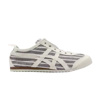 Кроссовки Onitsuka Tiger Mexico 66 Slip-On 'Cream Brown Pinstripes', кремовый