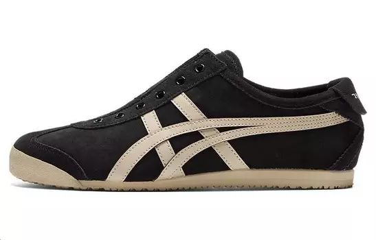 Кроссовки Onitsuka Tiger Mexico 66 Slip-On Black/Putty, черный