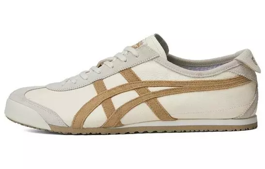Кроссовки Onitsuka Tiger Mexico 66 White Grey Brown, серый/белый