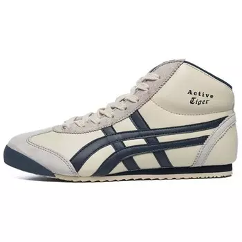 Кроссовки Onitsuka Tiger Mexico Mid Runner Lifestyle Shoes Unisex Mid-top Beige, бежевый
