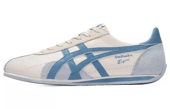 Кроссовки Onitsuka Tiger Runspark Lifestyle Shoes Unisex Low-top, бежевый/синий