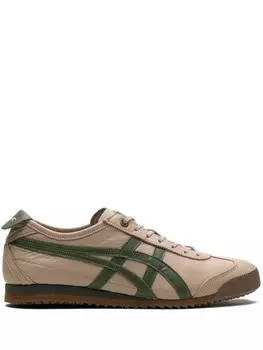 Кроссовки Onitsuka Tiger Tiger Mexico 66 SD "Бежевый/зеленый", серый