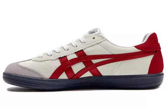 Кроссовки Onitsuka Tiger Tokuten Skateboarding Shoes Unisex Low-top Beige, красный