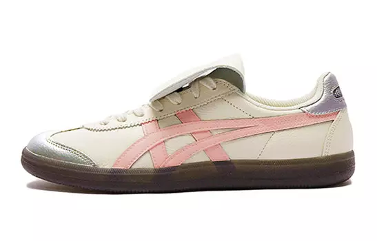Кроссовки Onitsuka Tiger Tokuten Skateboarding Shoes Unisex Low-top Off-white/pink/silver, розовый