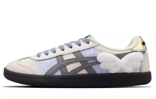 Кроссовки Onitsuka Tiger Tokuten Skateboarding Shoes Unisex Low-top White/blue/gray, голубой