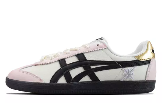 Кроссовки Onitsuka Tiger Tokuten Skateboarding Shoes Unisex Low-top White/pink/gold/black, розовый
