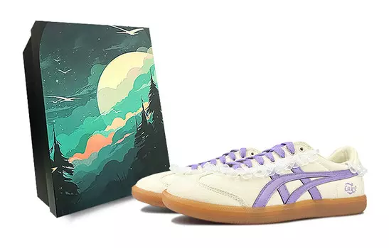 Кроссовки Onitsuka Tiger Tokuten Skateboarding Shoes Unisex Low-top Purple, белый