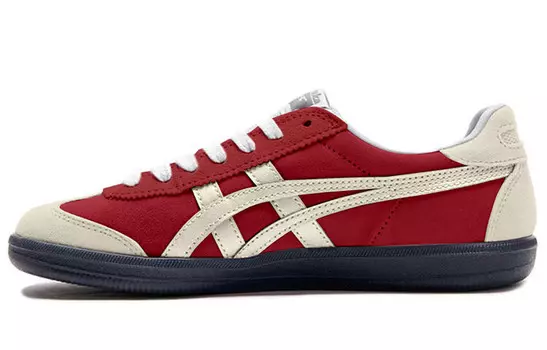 Кроссовки Onitsuka Tiger Tokuten Skateboarding Shoes Unisex Low-top Beige, красный