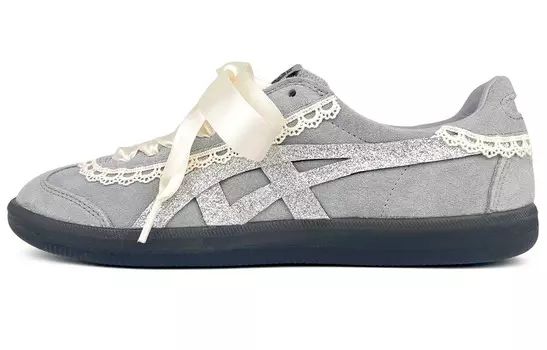 Кроссовки Onitsuka Tiger Tokuten Skateboarding Shoes Women's Low-top Silver, White, Tokuten, Suixin, серый