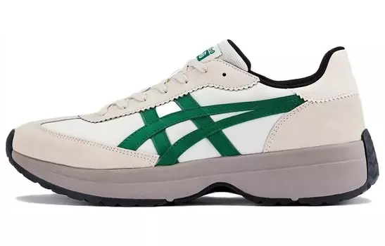 Кроссовки Onitsuka Tiger Traidio Lifestyle Shoes Unisex Low-top Beige/Green, зеленый