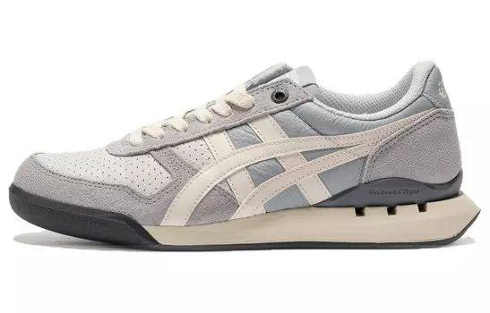 Кроссовки Onitsuka Tiger Ultimate 81 Lifestyle Shoes Unisex Low-top Light Grey/blue/beige/black, светло-серый