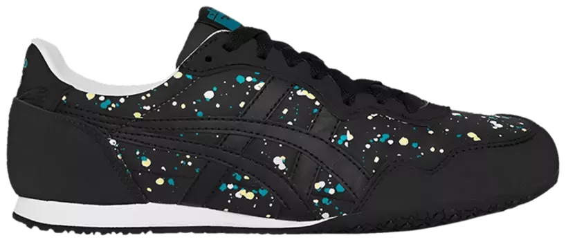 Кроссовки Onitsuka Tiger Wmns Serrano 'Black Paint Splatter', черный