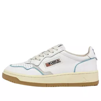 Кроссовки open low leather 'white azure' Autry, белый
