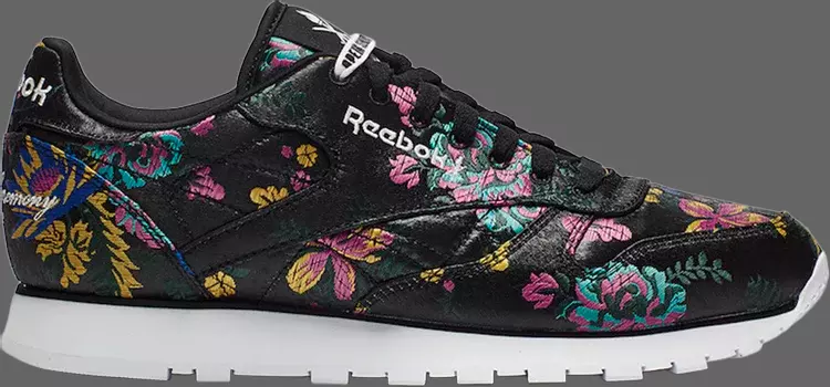 Кроссовки Reebok Opening Ceremony X Classic Leather Premium, черный/разноцветный