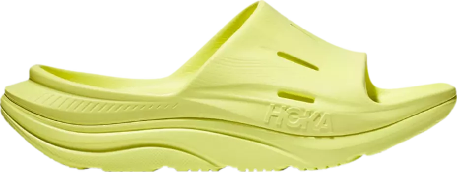 Кроссовки Ora Recovery Slide 3 'Citrus Glow', зеленый