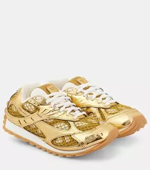 Кроссовки Orbit Bottega Veneta, Gold-White