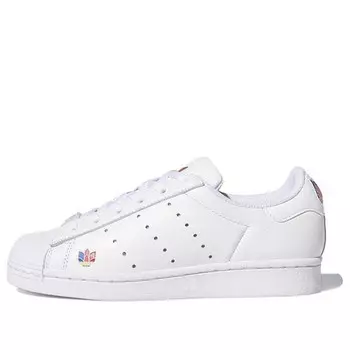 Кроссовки оригинальные superstar pure shoes Adidas, белый