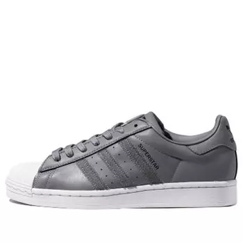 Кроссовки оригинальные superstar velcro ретро повседневная обувь унисекс Adidas, серый