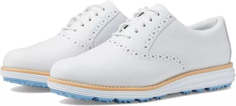 Кроссовки Originalgrand Shortwing Golf Cole Haan, цвет Optic White/Blue Bell/Optic White