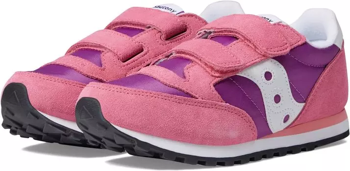 Кроссовки Originals Jazz Double Hook & Loop Saucony Kids, цвет Pink/Purple