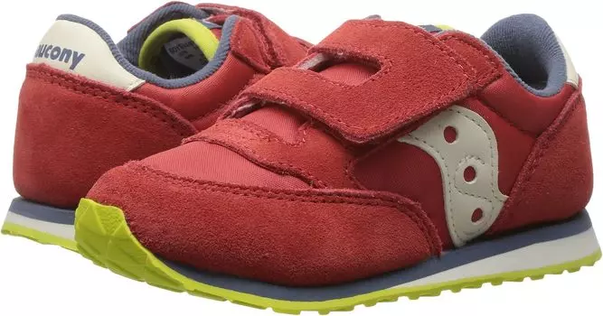 Кроссовки Originals Jazz Hook & Loop Saucony Kids, цвет Red/Blue/Lime