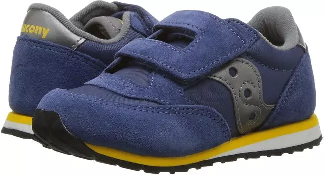 Кроссовки Originals Jazz Hook & Loop Saucony Kids, цвет Blue/Grey