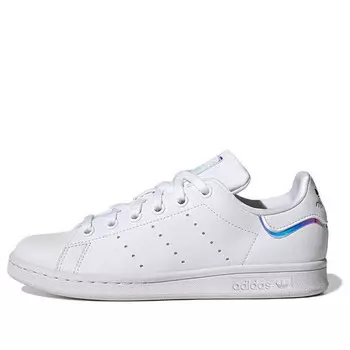 Кроссовки originals stan smith j 'white blue' Adidas, белый