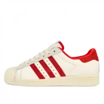Кроссовки originals superstar 80s deluxe 'white red'" Adidas, белый