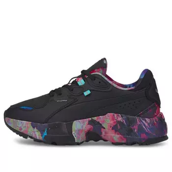 Кроссовки orkid 'floral - black elektro aqua' Puma, черный