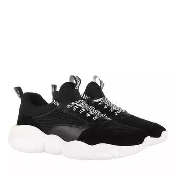 Кроссовки orso 30 mix sneaker Moschino, черный