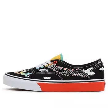 Кроссовки otw gallery authentic 'black orange' Vans, черный