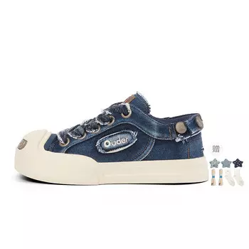 Кроссовки Ouder Skateboarding Shoes Unisex Low-top, синий