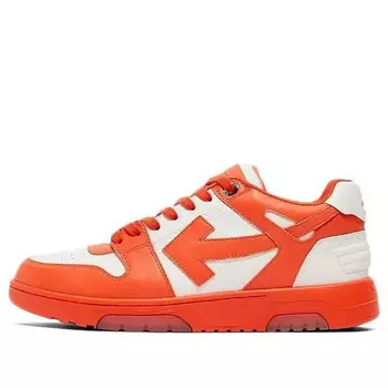 Кроссовки out of office low-shoes orange Off-White, оранжевый