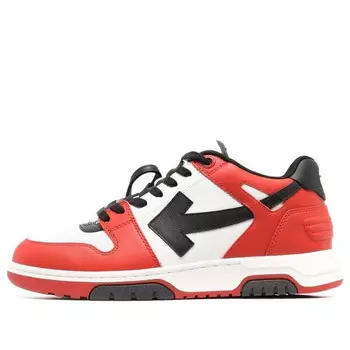 Кроссовки out of office low sneaker 'red white black' Off-White, красный
